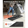 image:imageVEVOR 16 Rise Cuttable Threshold Ramp for Doorways 354 Wide Natural Rubber Wheelchair Ramp NonSlip Solid Rubber Ramp with DoubleSided Tape for DoorwaysDrivewaysBathroomSmooth Tile12 Rise