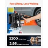 image:imageVEVOR 2 Post Car Lift 12000Lbs Capacity 295HP Powerful Motor Auto Hoist 220V Two Post Lift for Sedan SUV Pickup Truck 748 Inch Height Automotive Lift for Home Garage Repair Workshop