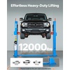 image:imageVEVOR 2 Post Car Lift 12000Lbs Capacity 295HP Powerful Motor Auto Hoist 220V Two Post Lift for Sedan SUV Pickup Truck 748 Inch Height Automotive Lift for Home Garage Repair Workshop