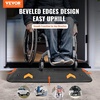image:imageVEVOR 2 Rise Threshold Ramp Doorway Recycled Rubber Power Wheelchair Ramp 364 Feet Long 33069Lbs Load Capacity NonSlip Surface Rubber Solid Threshold Ramp for Wheelchair and ScooterBlack