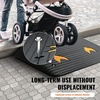 image:imageVEVOR 2 Rise Threshold Ramp Doorway Recycled Rubber Power Wheelchair Ramp 364 Feet Long 33069Lbs Load Capacity NonSlip Surface Rubber Solid Threshold Ramp for Wheelchair and ScooterBlack