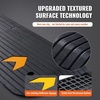 image:imageVEVOR 2 Rise Threshold Ramp Doorway Recycled Rubber Power Wheelchair Ramp 364 Feet Long 33069Lbs Load Capacity NonSlip Surface Rubber Solid Threshold Ramp for Wheelchair and ScooterBlack