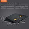 image:imageVEVOR 2 Rise Threshold Ramp Doorway Recycled Rubber Power Wheelchair Ramp 364 Feet Long 33069Lbs Load Capacity NonSlip Surface Rubber Solid Threshold Ramp for Wheelchair and ScooterBlack