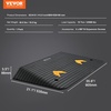 image:imageVEVOR 2 Rise Threshold Ramp Doorway Recycled Rubber Power Wheelchair Ramp 364 Feet Long 33069Lbs Load Capacity NonSlip Surface Rubber Solid Threshold Ramp for Wheelchair and ScooterBlack