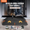 image:imageVEVOR 2 Rise Threshold Ramp Doorway Recycled Rubber Power Wheelchair Ramp 364 Feet Long 33069Lbs Load Capacity NonSlip Surface Rubber Solid Threshold Ramp for Wheelchair and ScooterBlack