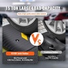 image:imageVEVOR 2 Rise Threshold Ramp Doorway Recycled Rubber Power Wheelchair Ramp 364 Feet Long 33069Lbs Load Capacity NonSlip Surface Rubber Solid Threshold Ramp for Wheelchair and ScooterBlack