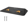 image:imageVEVOR 2 Rise Threshold Ramp Doorway Recycled Rubber Power Wheelchair Ramp 364 Feet Long 33069Lbs Load Capacity NonSlip Surface Rubber Solid Threshold Ramp for Wheelchair and ScooterBlack