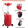 image:imageVEVOR 25 Gallon Waste Oil Drain Tank Air Operated Portable Oil Drainer with Adjustable Funnel Height Industrial Fluid Drain Tank with Wheels Fluid Fuel Transfer Drainage for Auto Repair Shops Red157 x 152x 65 in
