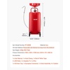 image:imageVEVOR 25 Gallon Waste Oil Drain Tank Air Operated Portable Oil Drainer with Adjustable Funnel Height Industrial Fluid Drain Tank with Wheels Fluid Fuel Transfer Drainage for Auto Repair Shops Red209 x 171 x 681 in