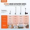 image:imageVEVOR 2PCS Linear Actuator Kit 30 Inch High Speed 035s Linear Motion Actuator 110V 220lbs1000N Linear Actuator for TVTableSofa Lifting IP54 Protection  Wireless Remote Control Included6 Inch
