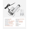 image:imageVEVOR 2PCS Linear Actuator Kit 30 Inch High Speed 035s Linear Motion Actuator 110V 220lbs1000N Linear Actuator for TVTableSofa Lifting IP54 Protection  Wireless Remote Control Included4 Inch