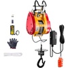 image:imageVEVOR 2in1 Electric Hoist Winch 1100 lbs Capacity 1800W Portable Power Winch 98 ft Lifting Height 36 ftmin with Wire and Wireless Remote Control for Garage Warehouse Factory Lifting Towing98 ft Lifting Height
