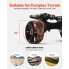 image:imageVEVOR 300 lbs Kayak Cart Foldable Kayak Trolley with 10inch Solid Rubber Tires amp 1 Ratchet Strap Paddle Board Trolley for Carrying Kayaks Canoes Paddleboards Float Mats Jon BoatsBlack