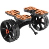 image:imageVEVOR 300 lbs Kayak Cart Foldable Kayak Trolley with 10inch Solid Rubber Tires amp 1 Ratchet Strap Paddle Board Trolley for Carrying Kayaks Canoes Paddleboards Float Mats Jon BoatsBlack