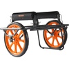 image:imageVEVOR 300lbs Kayak Cart AllTerrain Super Duty Trolley Cart Canoe Cart Dolly with 15inch NoFlat Solid Rubber Tires and Kickstand Quickly Assembles amp Disassembles for Kayaks Canoes Paddleboards