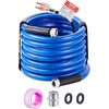 image:imageVEVOR 30ft Heated Water Hose for RV Heated Drinking Water Hose Antifreeze to 45F Automatic Selfregulating 58 ID with 34 GHT Adapter Lead and BPA Free