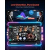 image:imageVEVOR 4 Channel Car Audio Amplifier 2 Ohm Stable Bridgeable Class D Full Range Amp Max Power 4 x 420W  4 Ohm  4 x 600W  2 Ohm for Car SUV Truck OffRoad2400W