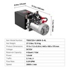 image:imageVEVOR 4 Quart Hydraulic Power Unit Double Acting Dump Trailer Pump 3200 PSI Max Relief Pressure amp 091 GPM Flow Rate DC 12V Hydraulic Pump with Metal Reservoir for Dump Trailer Car Lifting Black4 Quart
