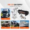 image:imageVEVOR 4 Trumpet Air Horn Kit 150dB Train Horns for Pickup Trucks 12V 120 psi Air Compressor 16 Gal6 L Tank with Gauge for Any 12V Vehicle Car Truck Train Van BoatUpgrade