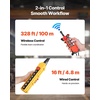 image:imageVEVOR 4400lbs Electric Chain Hoist with Power Trolley 2Speed Operation 20ft Lifting Height 3Phase 208240V440480V Overhead Crane w 328ft Wireless amp 16ft Wired Remote Control G100 2Chain Hoist2Speed 4400lbs 20ft