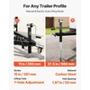 image:imageVEVOR 5000 lbs AFrame Trailer Jack 15 Vertical Travel Adjustable Drop Leg for Horse Utility Yacht Trailers5000 lbs 25 inch Stroke