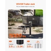 image:imageVEVOR 5000 lbs Trailer Jack Weldon PipeMount Swivel Trailer Jack with Ergonomic Handle 15inch Vertical Travel Suitable for RV Horse Utility Camping and Yacht TrailersWeldOn PipeMount