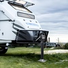image:imageVEVOR 5000 lbs Trailer Jack Weldon PipeMount Swivel Trailer Jack with Ergonomic Handle 15inch Vertical Travel Suitable for RV Horse Utility Camping and Yacht TrailersWeldOn PipeMount