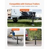 image:imageVEVOR 5000 lbs Trailer Jack Weldon PipeMount Swivel Trailer Jack with Ergonomic Handle 15inch Vertical Travel Suitable for RV Horse Utility Camping and Yacht TrailersWeldOn PipeMount