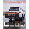 image:imageVEVOR 53 x 19 x 5 in Hitch Cargo Carrier 500lb Capacity Trailer Mount Basket Steel Luggage Carrier Rack Fits 2 Receiver for SUV Truck Pickup with Net Stabilizer Straps Black60 x 36 x 6