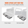 image:imageVEVOR 53 x 19 x 5 in Hitch Cargo Carrier 500lb Capacity Trailer Mount Basket Steel Luggage Carrier Rack Fits 2 Receiver for SUV Truck Pickup with Net Stabilizer Straps Black53 x 19 x 5
