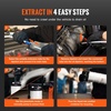 image:imageVEVOR 65L Manual Fluid Extractor Pump Oil Changer Vacuum Fluid Extractor Oil Extractor Change Pump for Automotive Oil Change amp Fluid Change Tool with Dipstick and Suction Hose 65L65L PneumaticManual
