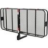 image:imageVEVOR 70 x 30 x 6 Hitch Cargo Carrier 500 lbs Capacity with Nighttime Reflective Reminder Folding Hitch Mount Cargo Carrier Basket with Hitch Lock for 2 Receiver Fit for SUVs70 x 30 x 6