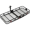 image:imageVEVOR 70 x 30 x 6 Hitch Cargo Carrier 500 lbs Capacity with Nighttime Reflective Reminder Folding Hitch Mount Cargo Carrier Basket with Hitch Lock for 2 Receiver Fit for SUVs70 x 30 x 6