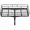 image:imageVEVOR 70 x 30 x 6 Hitch Cargo Carrier 500 lbs Capacity with Nighttime Reflective Reminder Folding Hitch Mount Cargo Carrier Basket with Hitch Lock for 2 Receiver Fit for SUVs60 x 24 x 14