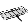 image:imageVEVOR 70 x 30 x 6 Hitch Cargo Carrier 500 lbs Capacity with Nighttime Reflective Reminder Folding Hitch Mount Cargo Carrier Basket with Hitch Lock for 2 Receiver Fit for SUVs70 x 30 x 6