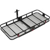 image:imageVEVOR 70 x 30 x 6 Hitch Cargo Carrier 500 lbs Capacity with Nighttime Reflective Reminder Folding Hitch Mount Cargo Carrier Basket with Hitch Lock for 2 Receiver Fit for SUVs70 x 30 x 6