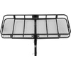 image:imageVEVOR 70 x 30 x 6 Hitch Cargo Carrier 500 lbs Capacity with Nighttime Reflective Reminder Folding Hitch Mount Cargo Carrier Basket with Hitch Lock for 2 Receiver Fit for SUVs70 x 30 x 6