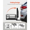 image:imageVEVOR 70 x 30 x 6 Hitch Cargo Carrier 500 lbs Capacity with Nighttime Reflective Reminder Folding Hitch Mount Cargo Carrier Basket with Hitch Lock for 2 Receiver Fit for SUVs60 x 24 x 14