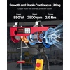 image:imageVEVOR 880lbs Electric Hoist with 14 FT Wired Remote Control Electric Hoist 110 Volt with 2040 FT Lifting Height for Garage Warehouse Factory880LBS
