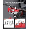 image:imageVEVOR 880lbs Electric Hoist with Wireless Remote Control 110v Electric Hoist with Remote Control 40ft20ft Lifting Height Motor for Garage Warehouse Factory440lbs