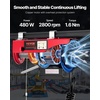 image:imageVEVOR 880lbs Electric Hoist with Wireless Remote Control 110v Electric Hoist with Remote Control 40ft20ft Lifting Height Motor for Garage Warehouse Factory440lbs