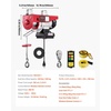 image:imageVEVOR 880lbs Electric Hoist with Wireless Remote Control 110v Electric Hoist with Remote Control 40ft20ft Lifting Height Motor for Garage Warehouse Factory440lbs