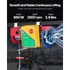 image:imageVEVOR 880lbs Electric Hoist with Wireless Remote Control 110v Electric Hoist with Remote Control 40ft20ft Lifting Height Motor for Garage Warehouse Factory880LBS