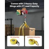 image:imageVEVOR 880lbs Electric Hoist with Wireless Remote Control 110v Electric Hoist with Remote Control 40ft20ft Lifting Height Motor for Garage Warehouse Factory880LBS