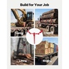 image:imageVEVOR 9215LBS 38  12 Ratchet Binders 9215 LBS Secure Working Load G70 Hooks and Adjustable Length for Grade 7080 Chains Tie Down Hauling Towing 2Pack Red2P