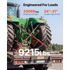 image:imageVEVOR 9215LBS 38  12 Ratchet Binders 9215 LBS Secure Working Load G70 Hooks and Adjustable Length for Grade 7080 Chains Tie Down Hauling Towing 2Pack Red2P