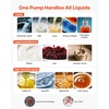 image:imageVEVOR Air Operated Double Diaphragm Pump 35 GPM 1 inch Inlet amp Outlet Pneumatic Waste Oil Transfer Pump Max 114 PSI Aluminum Alloy Body AirOperated for Diesel Grease Kerosene Gasoline amp Oil1inch 25GPM Polypropylene