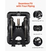 image:imageVEVOR Air Operated Double Diaphragm Pump 35 GPM 1 inch Inlet amp Outlet Pneumatic Waste Oil Transfer Pump Max 114 PSI Aluminum Alloy Body AirOperated for Diesel Grease Kerosene Gasoline amp Oil1inch 35GPM Aluminum Alloy