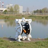 image:imageVEVOR Air Operated Double Diaphragm Pump 35 GPM 1 inch Inlet amp Outlet Pneumatic Waste Oil Transfer Pump Max 114 PSI Aluminum Alloy Body AirOperated for Diesel Grease Kerosene Gasoline amp Oil112 inch 44GPM Polypropylene