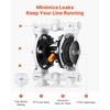 image:imageVEVOR Air Operated Double Diaphragm Pump 35 GPM 1 inch Inlet amp Outlet Pneumatic Waste Oil Transfer Pump Max 114 PSI Aluminum Alloy Body AirOperated for Diesel Grease Kerosene Gasoline amp Oil112 inch 44GPM Polypropylene